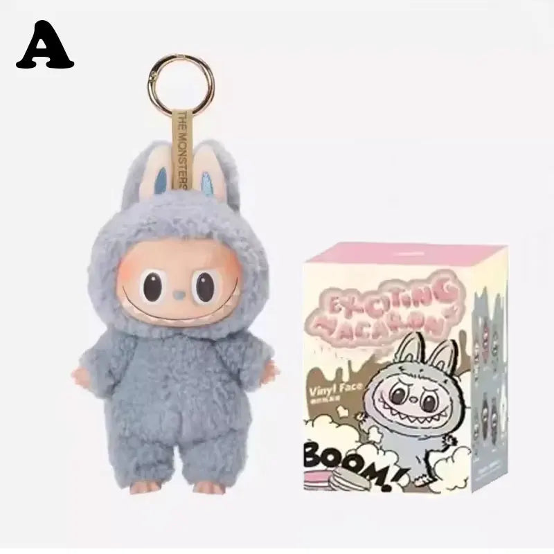 Labubu 3V Heartbeat Macaron Figurine Gift