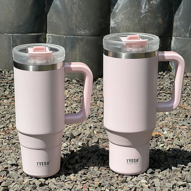 Tyeso 40oz With Handle Straw Tumbler