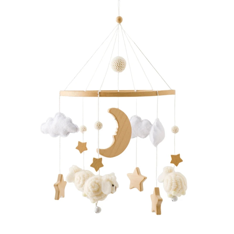 Felt Animal Baby Crib Mobile