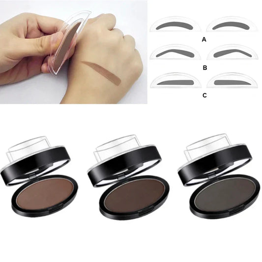 Eyebrow Powder Stamp Tint Kit
