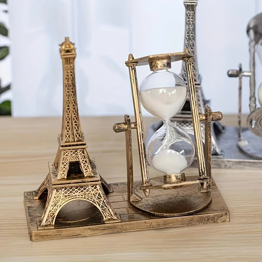 Vintage Eiffel Tower Hourglass