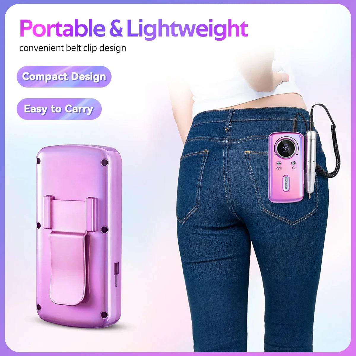 Portable Electric Nail Drill Machine