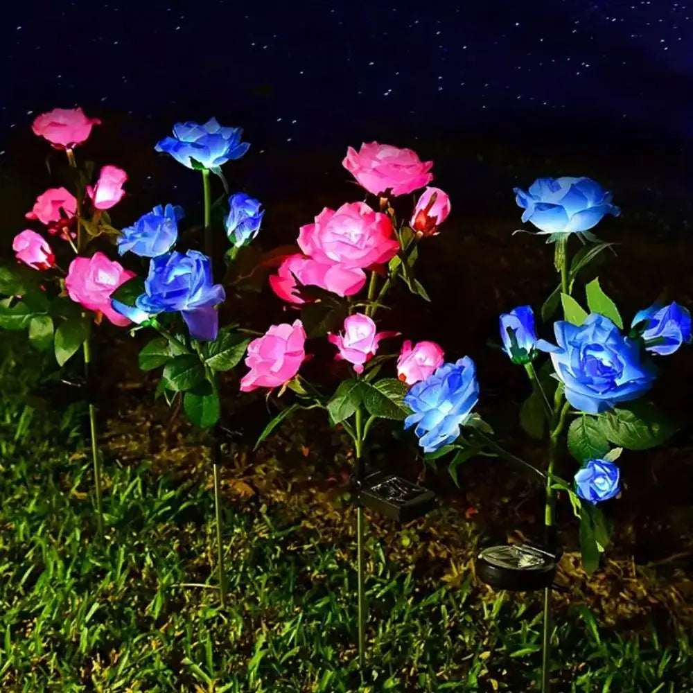Solar Rose Garden Lights