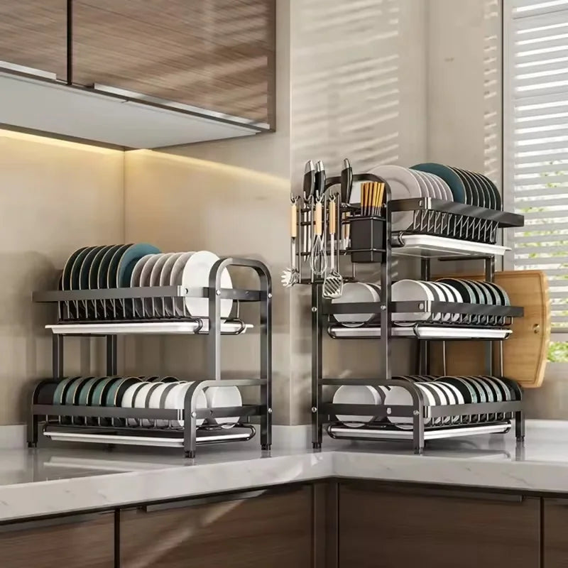 3-Layer Rustproof Dish Rack