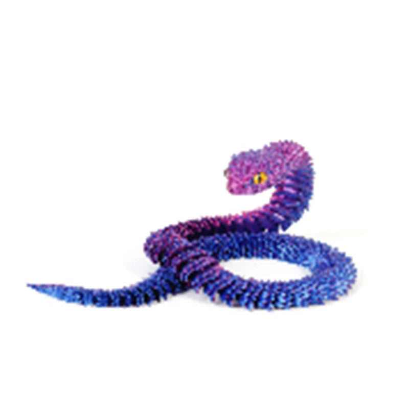3D Printed Colorful Snake