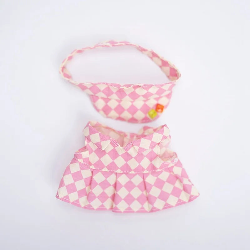 Yoocour Labubu Checkerboard Tennis Outfit