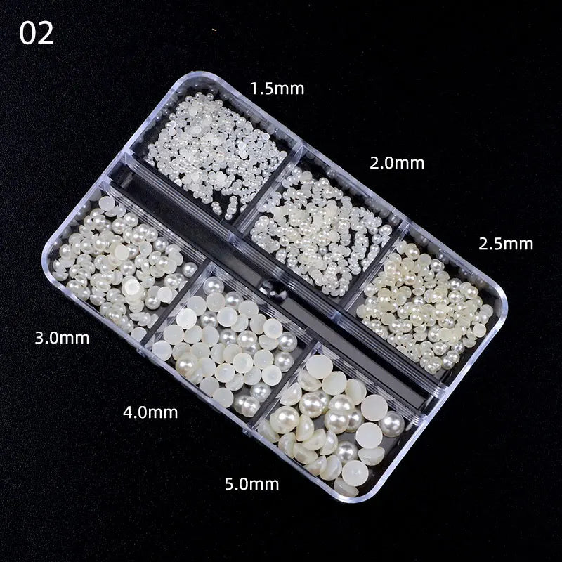 6Grids 3D Nail Art Decorations