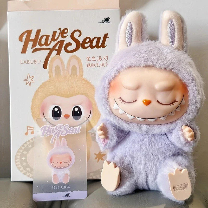 Labubu 2nd Gen Sitting Plush Keychain