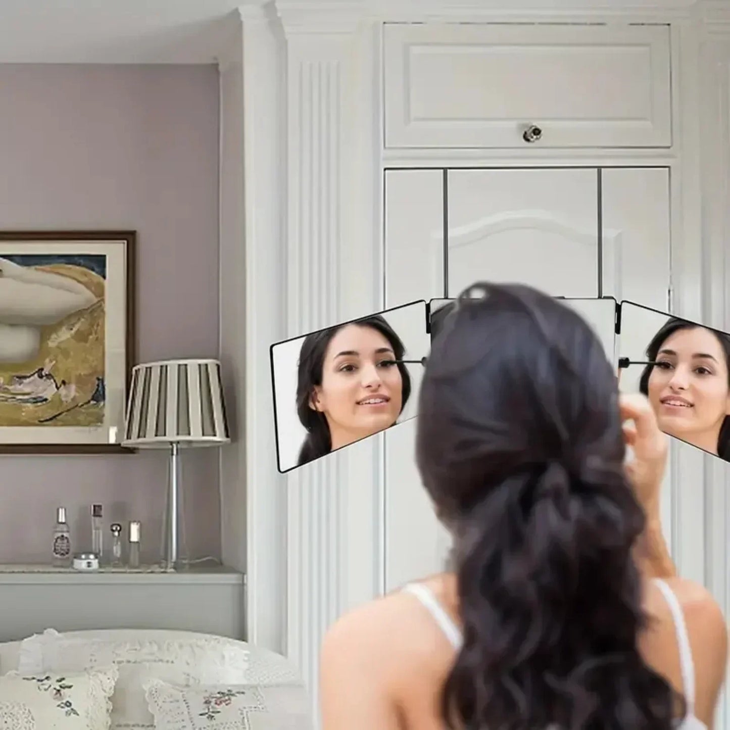 Foldable 360° Adjustable Makeup Mirror