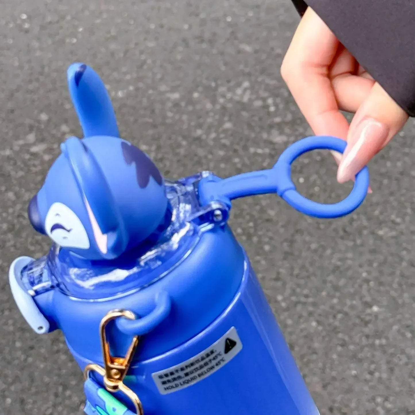 Kids stainless steel Water Bottle with strap