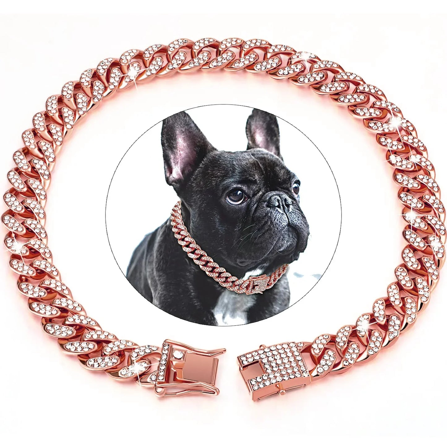 Diamond Cuban Link Pet Collar