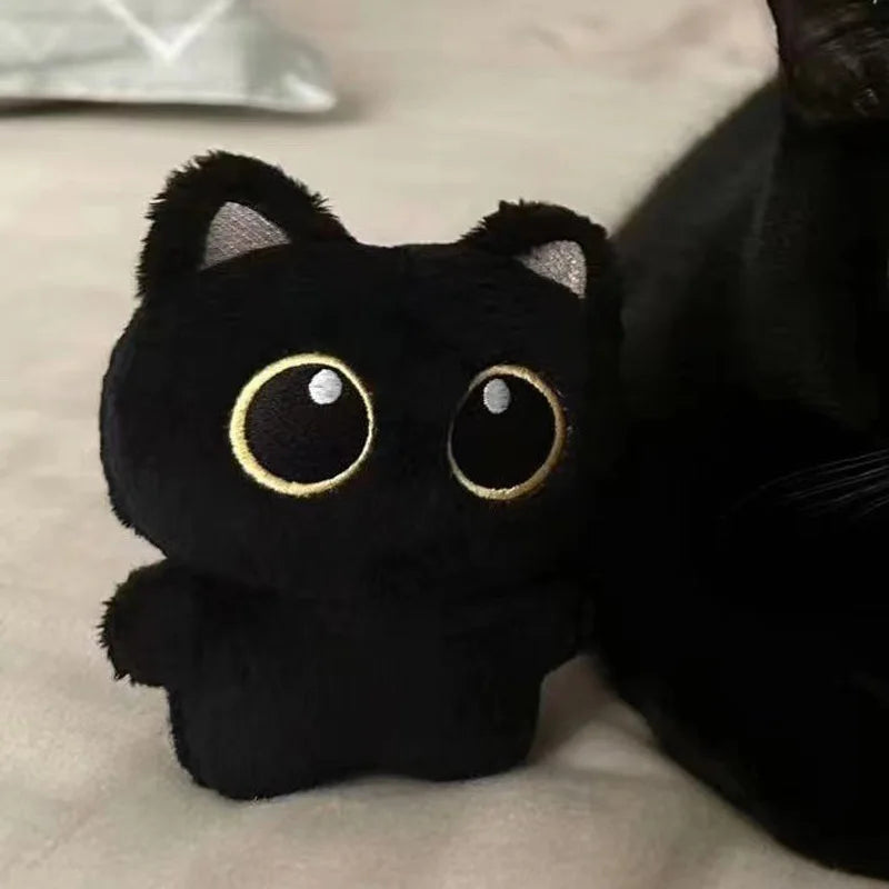DOYOUDO Black Cat Plush Pendant
