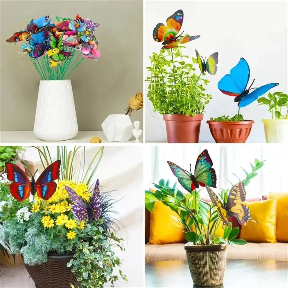 3D PVC Butterfly Garden Decorations