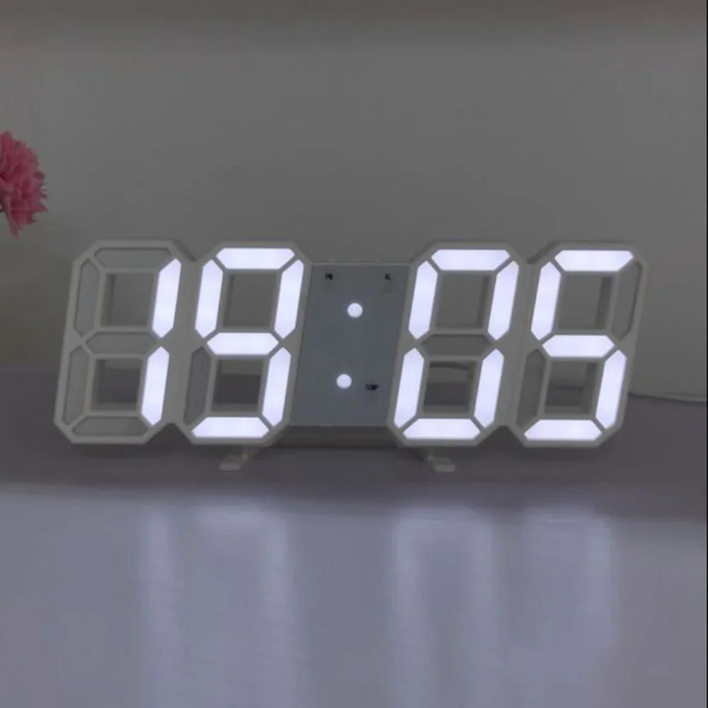 Modern 3D LED Wall Clock