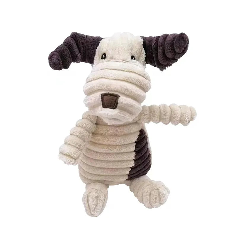 YOUSE Corduroy Donkey Dog Chew Toy