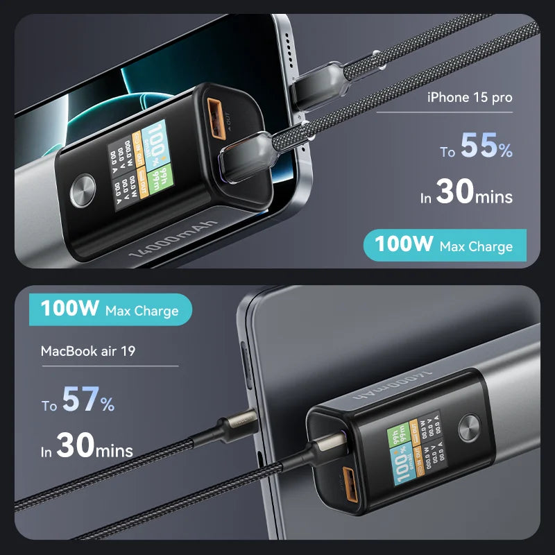 KUULAA 14000mAh 100W Power Bank