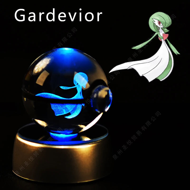 3D Pokémon Crystal Ball Lamp