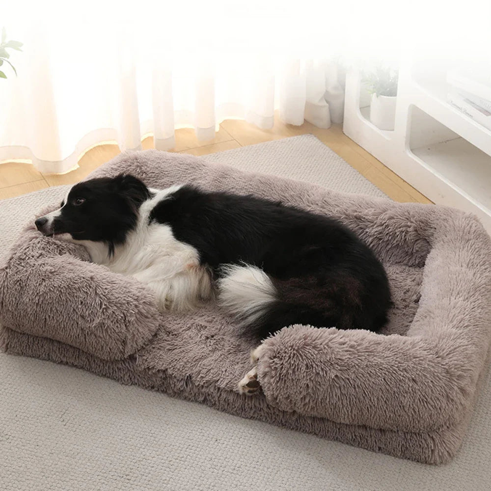 Half Surround Soft Pet Bed