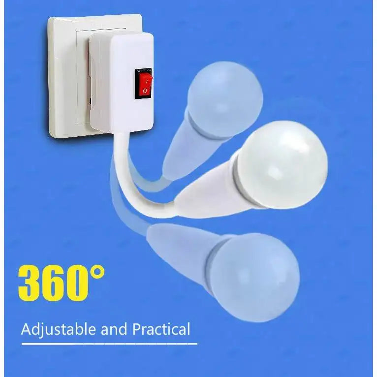 Flexible E27 Bulb Socket Extender