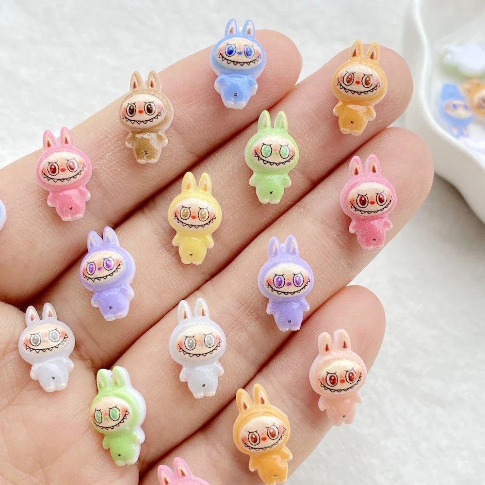 50pcs Mini Resin Animal Flatbacks