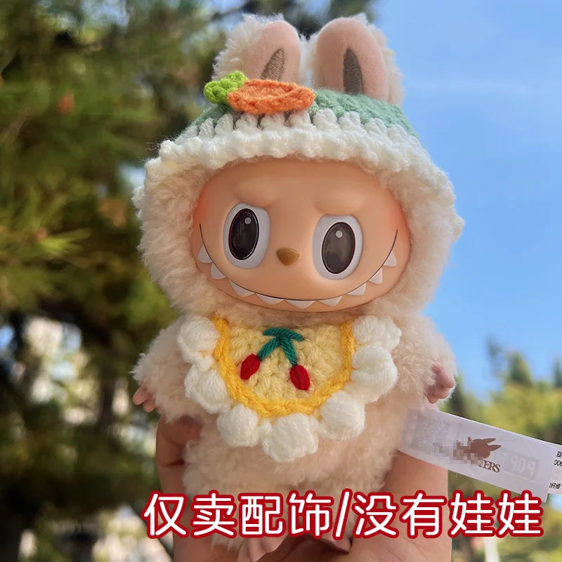 Labubu Bib & Hairband Outfit Set