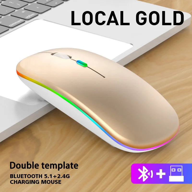 Dual-Mode Wireless RGB Mouse