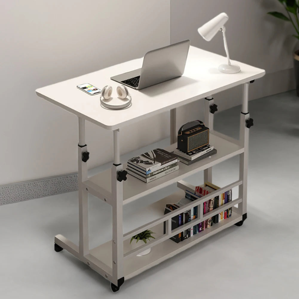 Height-Adjustable Rolling Laptop Desk