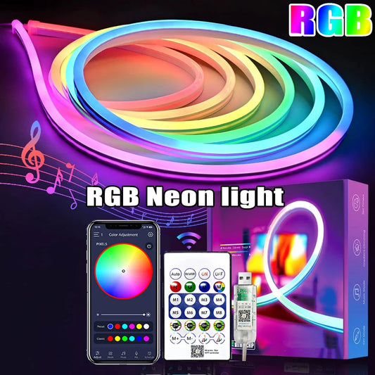 WELPUR RGB USB Neon Strip Light