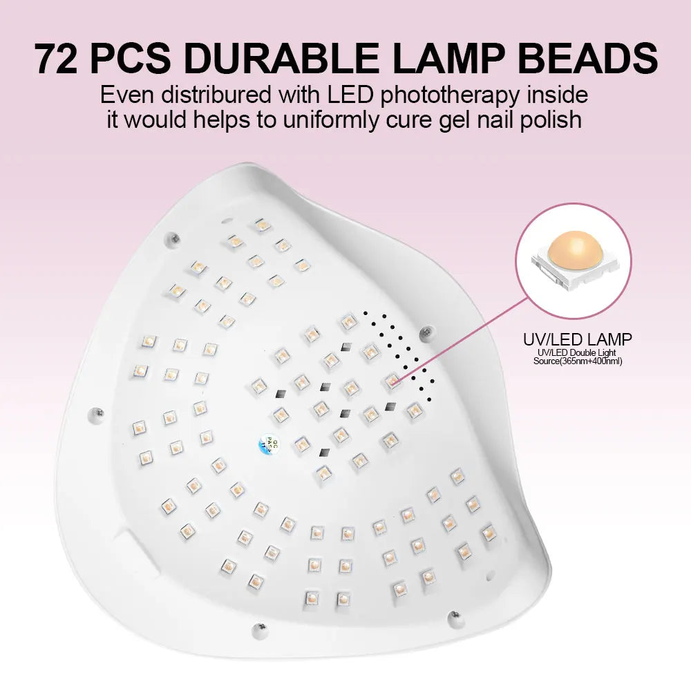Professional 72LED UV Nail Lamp