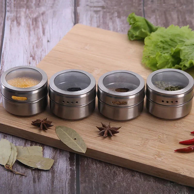 Stainless Steel Spice Containers