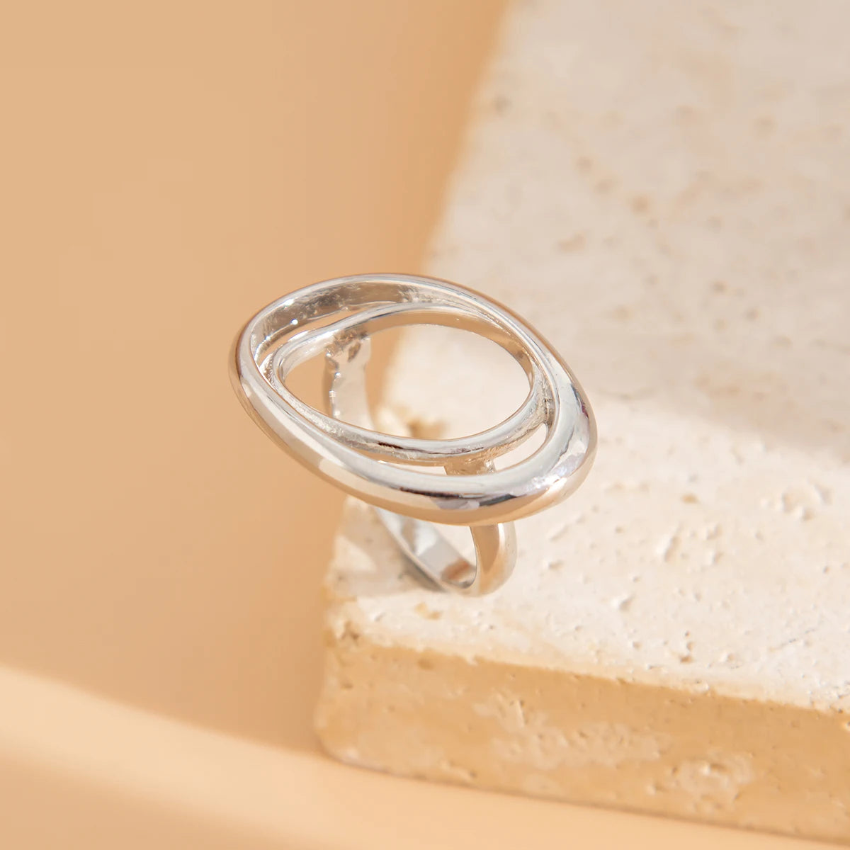 Boho Butterfly Flower Ring