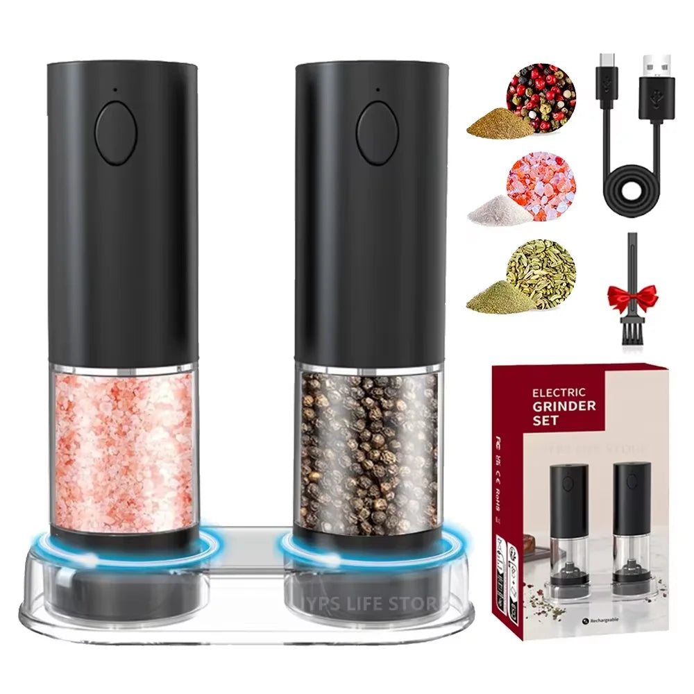 Rechargeable USB Salt & Pepper Grinder