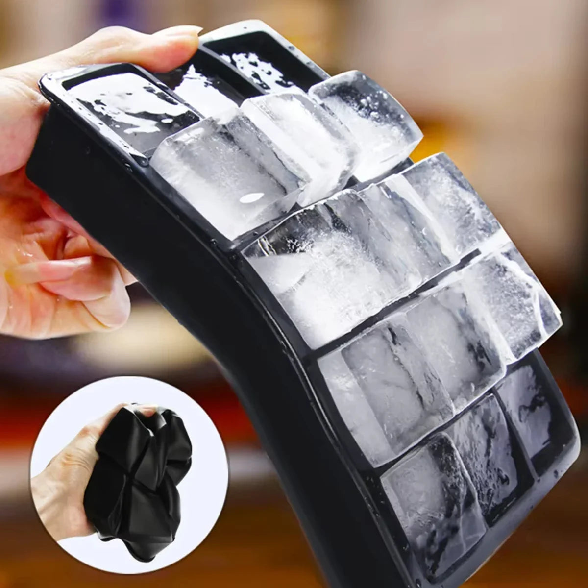 Jumbo Silicone Ice Cube Tray