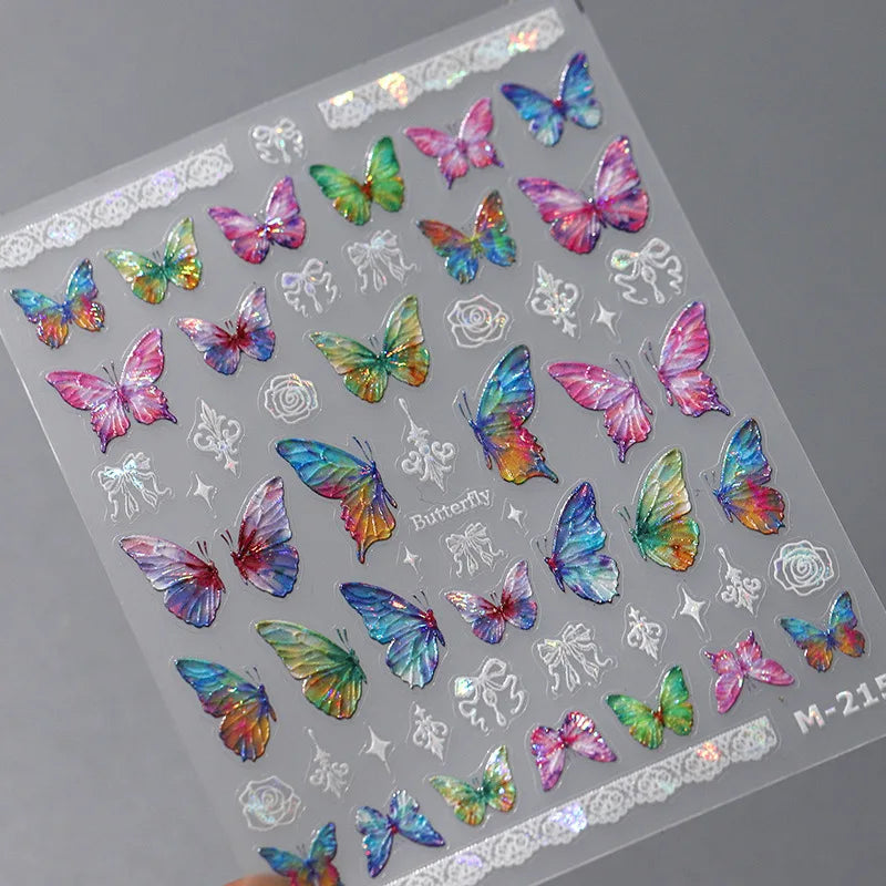 NAILFYOU Kawaii Butterfly Nail Stickers