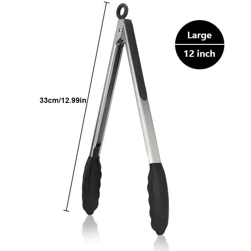 Heavy Duty Stainless Kitchen Tongs