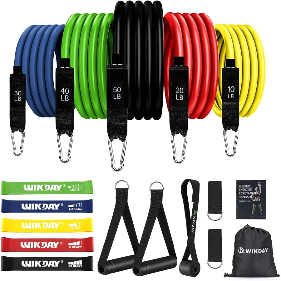 150lbs Exercise Resistance Bands Set
