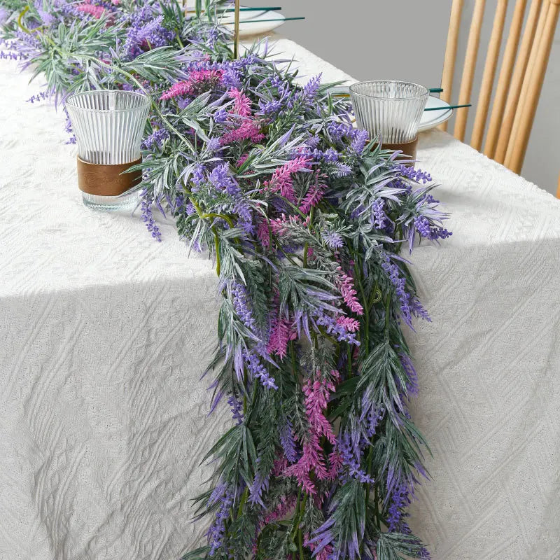Flower 6.5FT Artificial Lavender Garland