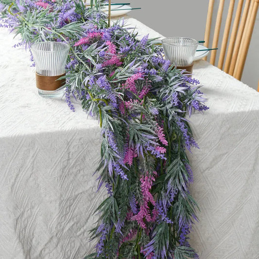 Flower 6.5FT Artificial Lavender Garland