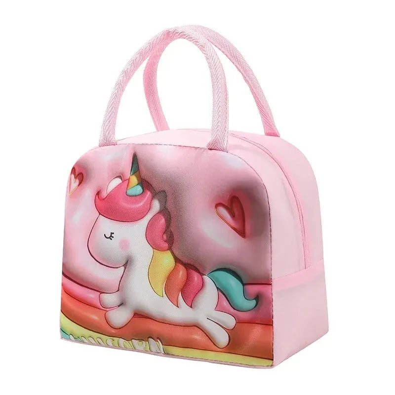 Cartoon Insulated Kids Lunch Bag