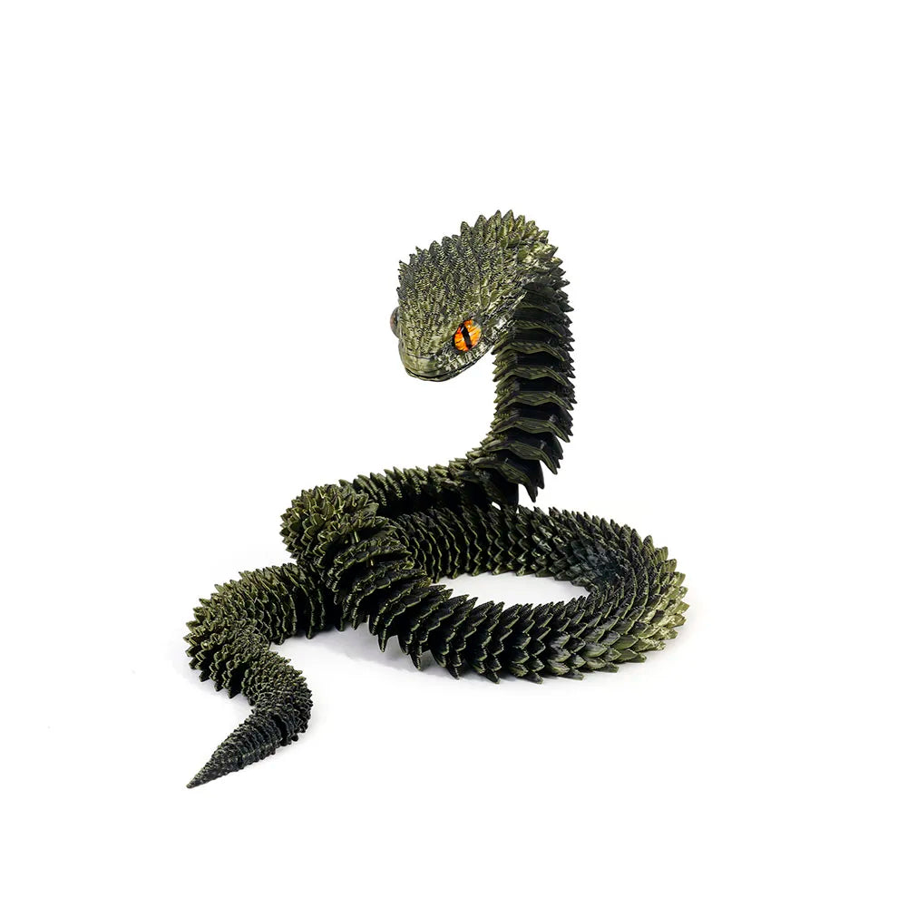 3D Printed Colorful Snake