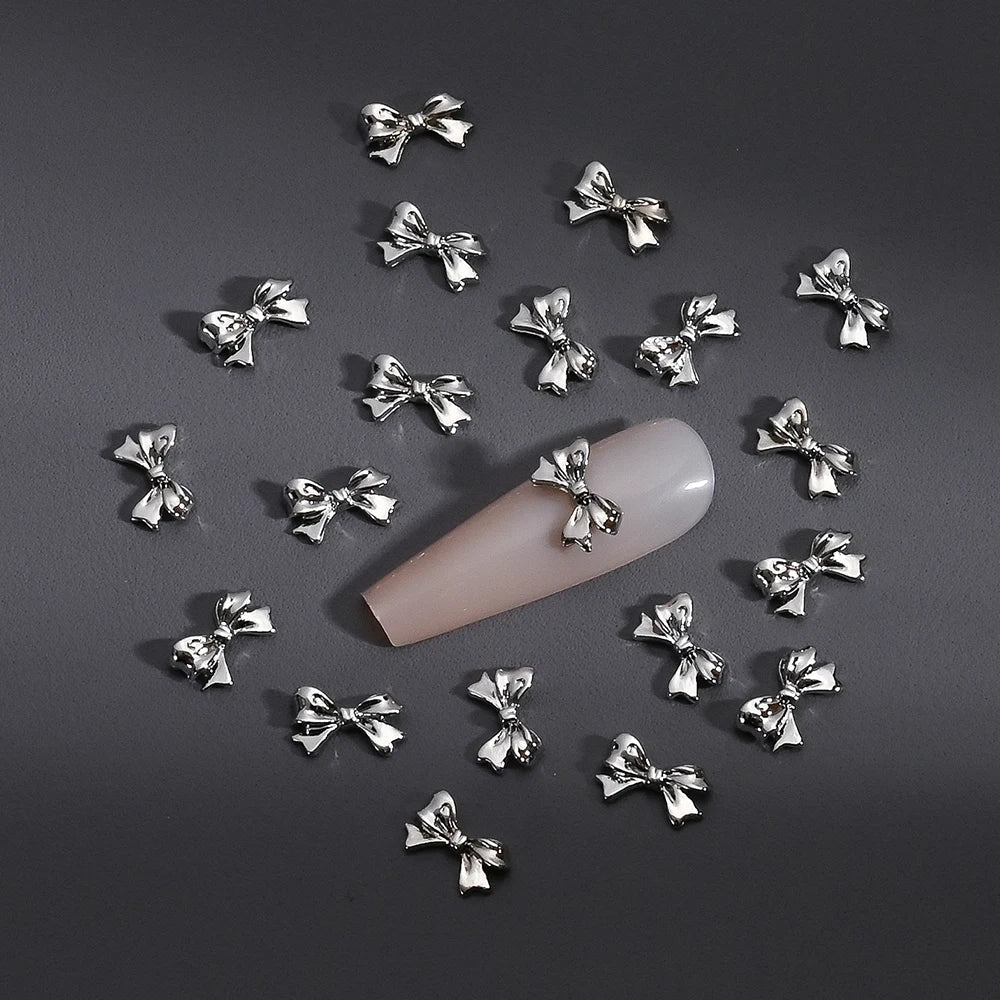 Gold/Silver Butterfly Nail Charms