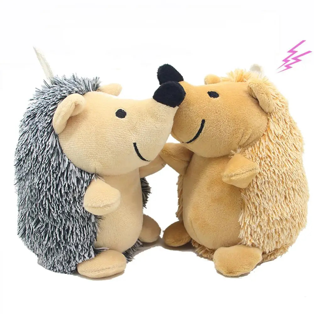 Plush Hedgehog Dog Toy