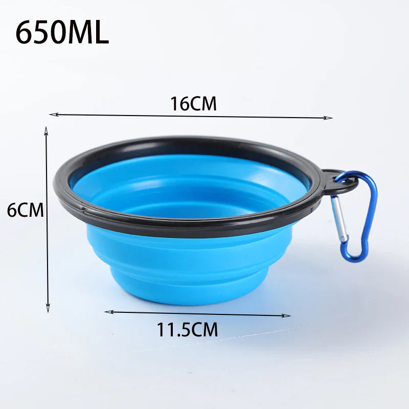 Portable Folding Silicone Pet Bowl