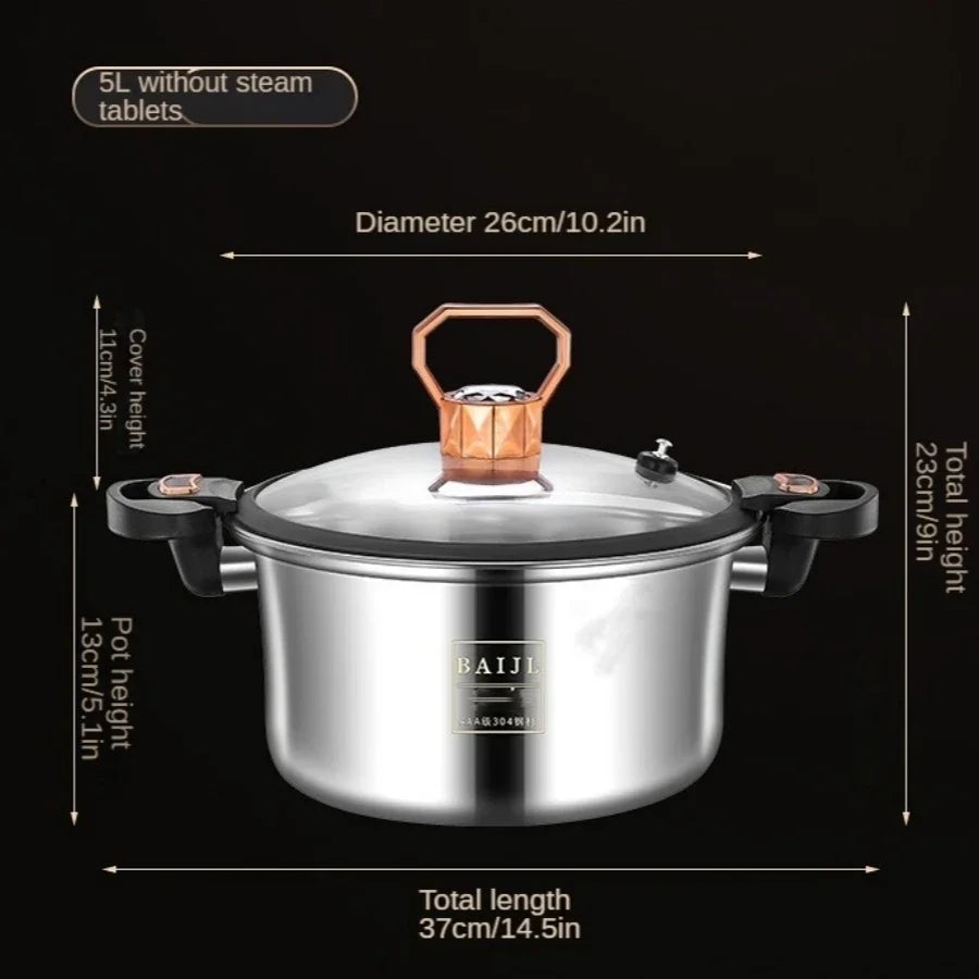 Stainless Steel Micro Pressure Pot