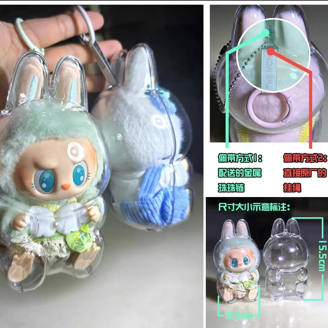 Transparent Doll Protective Cover Case