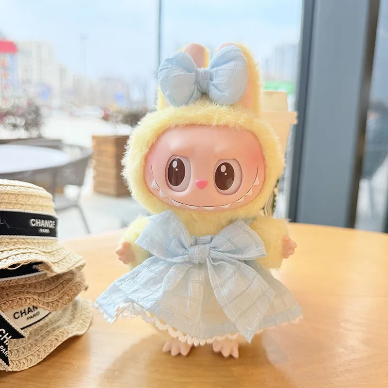 Black Camellia Labubu Outfit