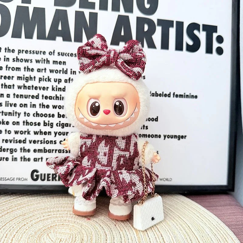 Labubu Luxury Bow Dress Set