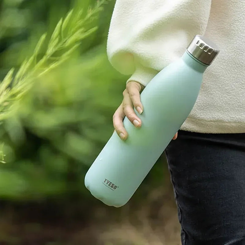 Tyeso High-Capacity Steel Bottle