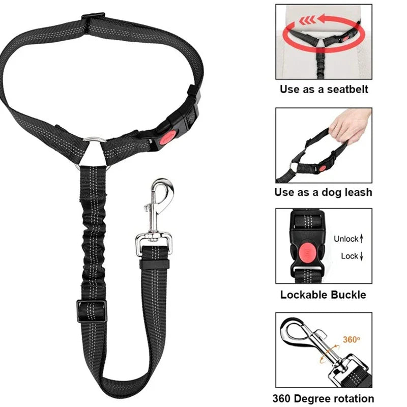 YOUSE Reflective Dog Car Seat Belt