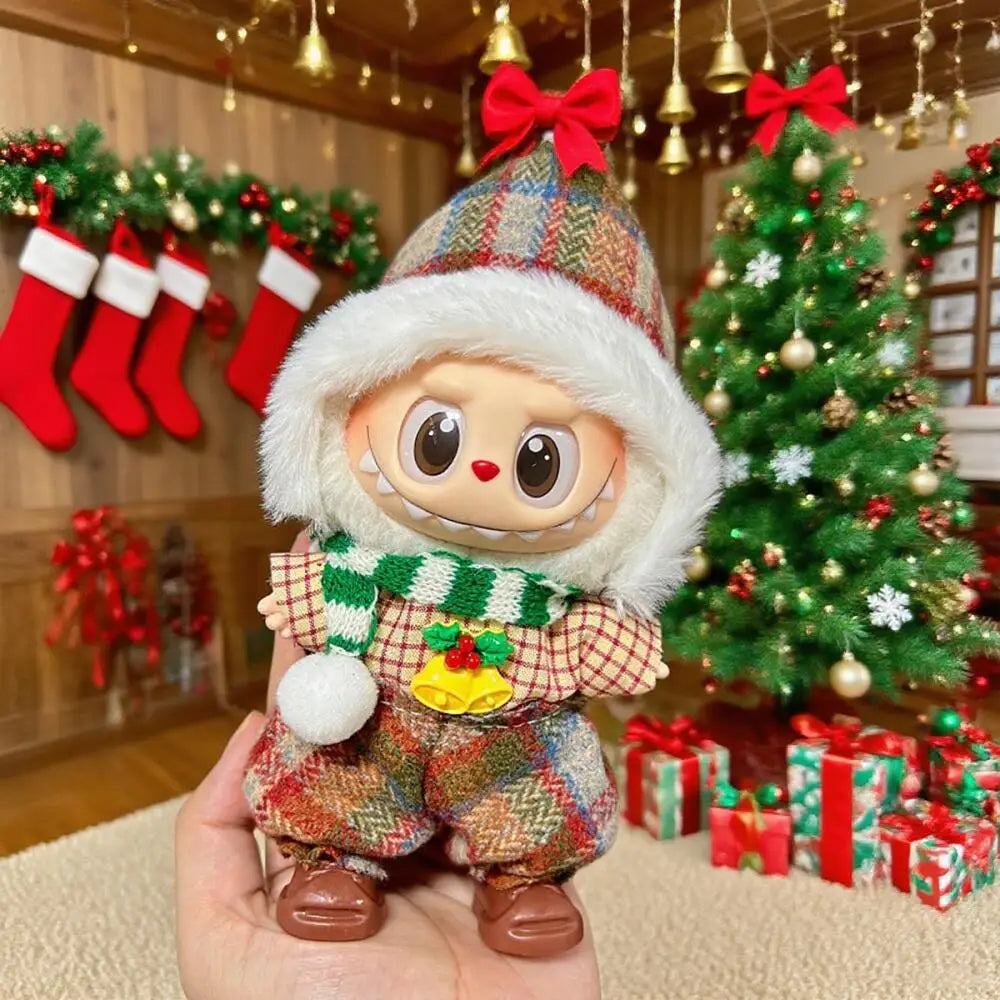 Labubu Christmas Theme Outfit Set